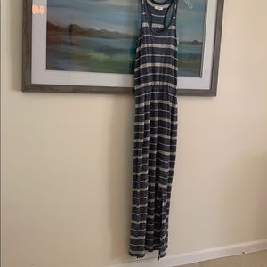 Madewell long razorback dress.